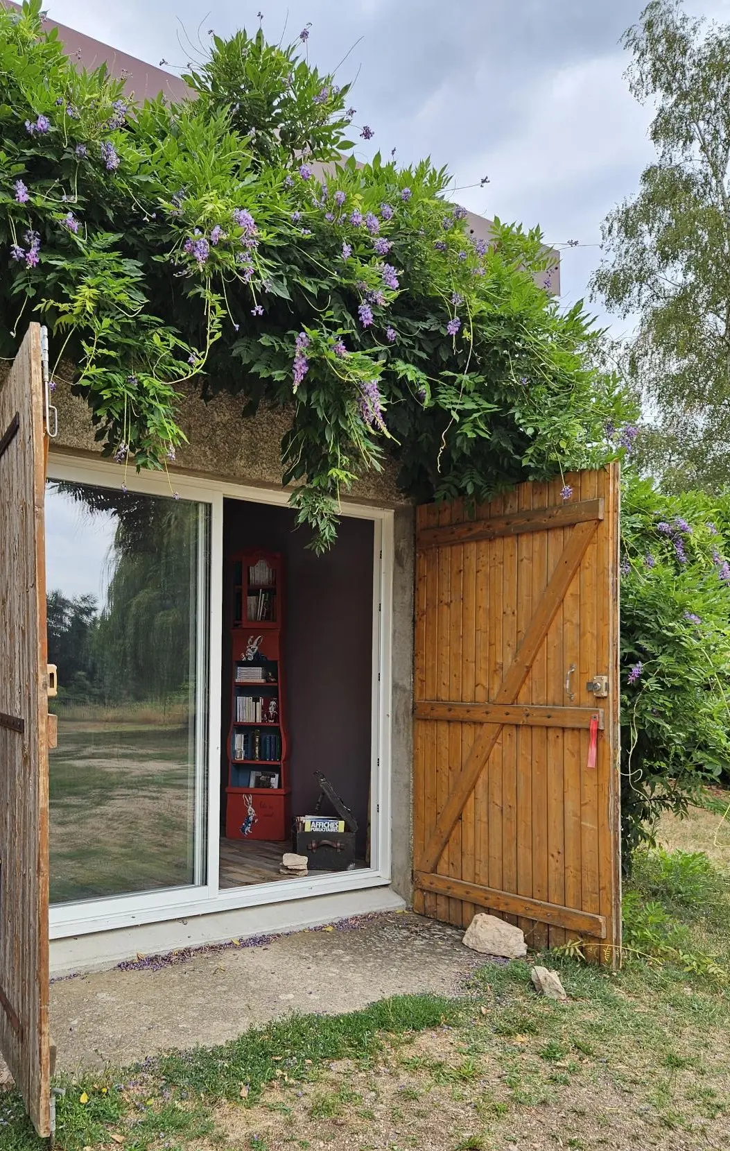 L'entrée de l'Atelier by Sève, lieu de création de Séverine